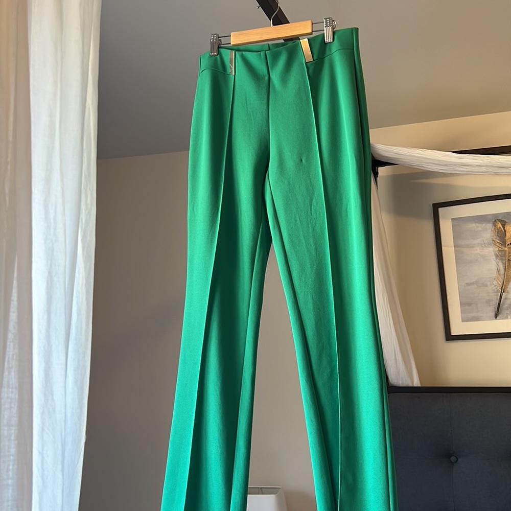 Green work slacks - Picture 2 of 3